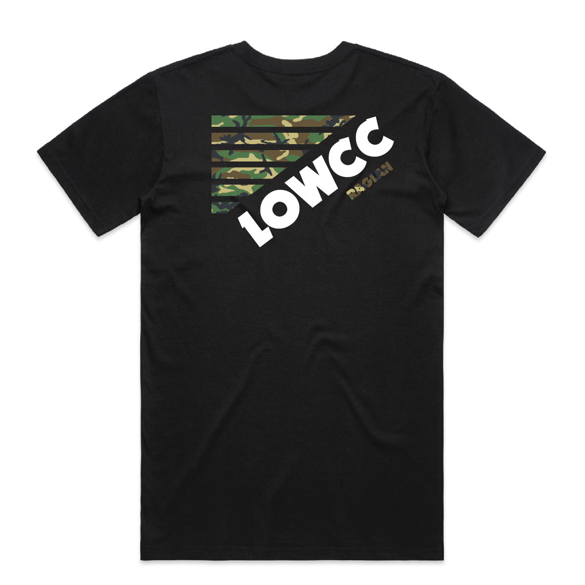 LOWCC Camo Black T