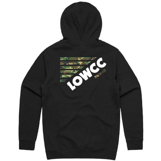 LOWCC Camo Black Hood