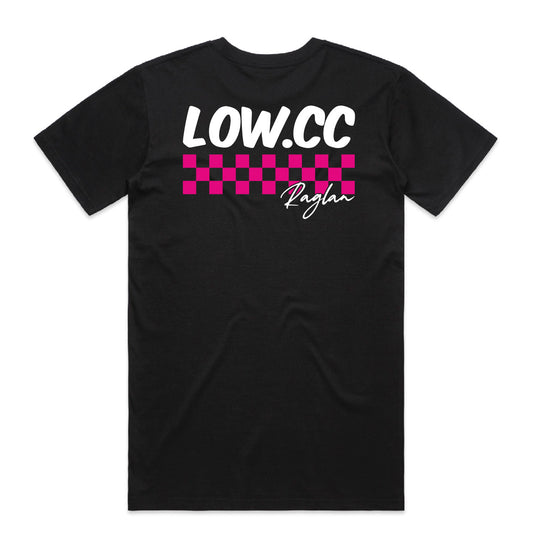 LOWCC Chequered Pink Black T