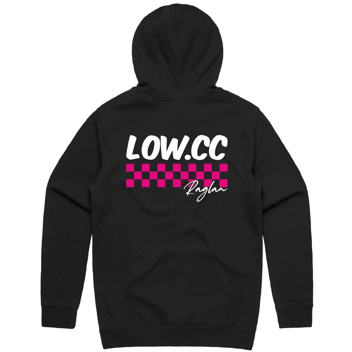 LOWCC Check Logo Black Hood