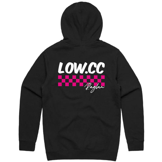 LOWCC Check Logo Black Hood