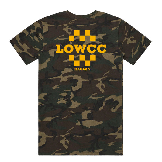 LOWCC Check Yellow Logo Camo T